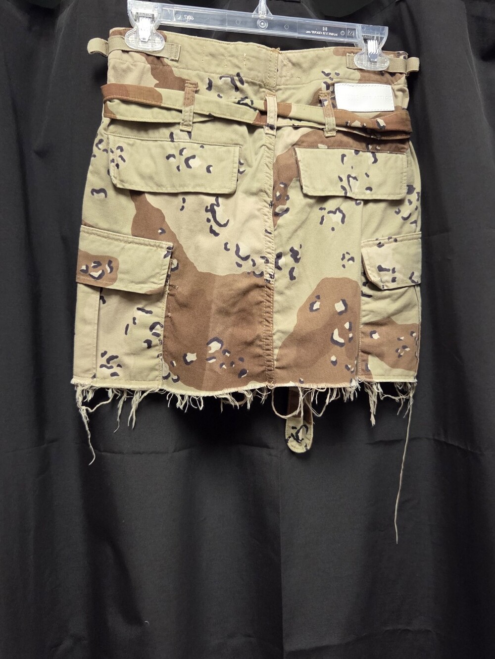 Re/Done Beige Desert Camo Mini Skirt - Picture 6 of 6